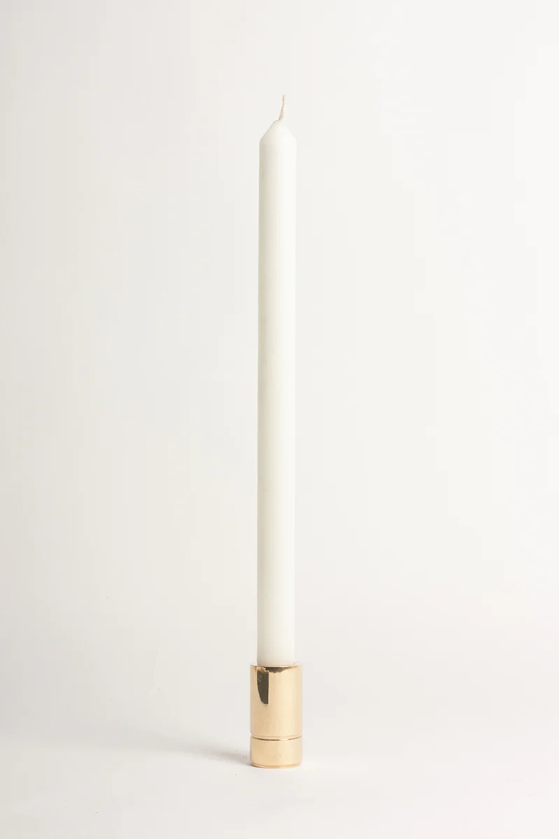 330mm Household Taper Candle - Cream - Image 3
