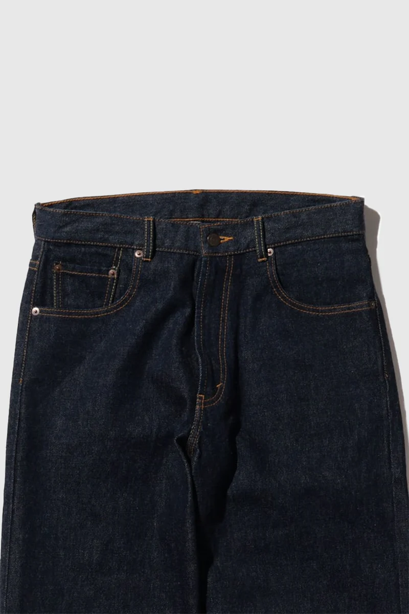 5 Pocket Wide Denim - Indigo - Image 4