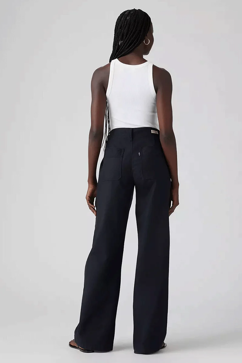 90s Straight Women's Pants - Anthracite Night - Image 6