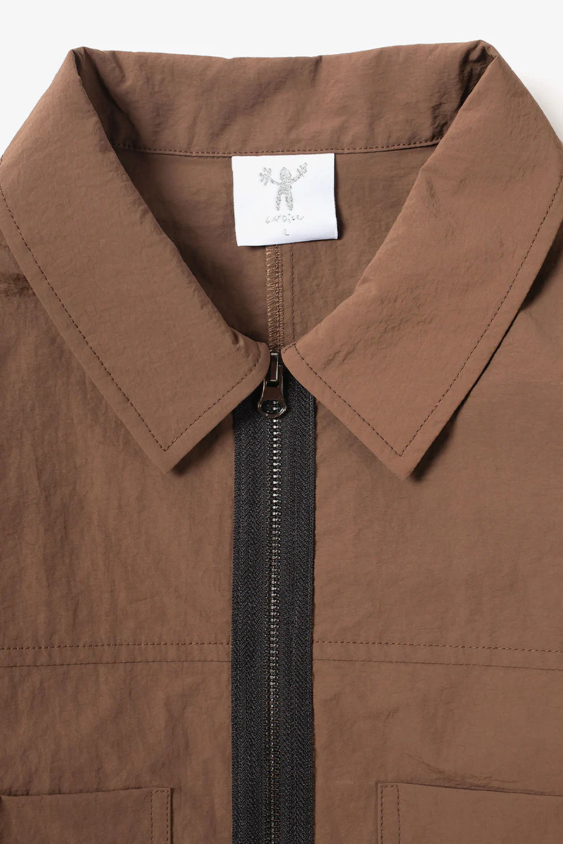 Air Nylon Shirt Jacket - Brown - Image 2