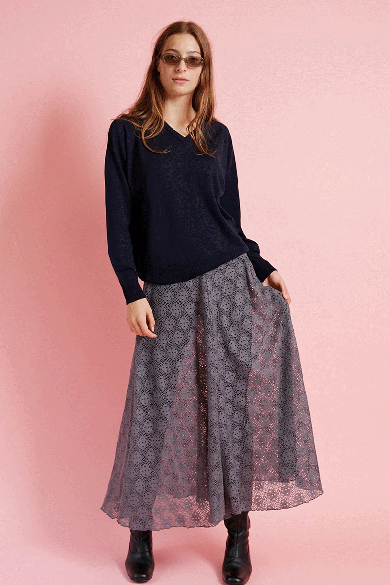 Beautiful Dream Skirt - Grey Lace - Image 4