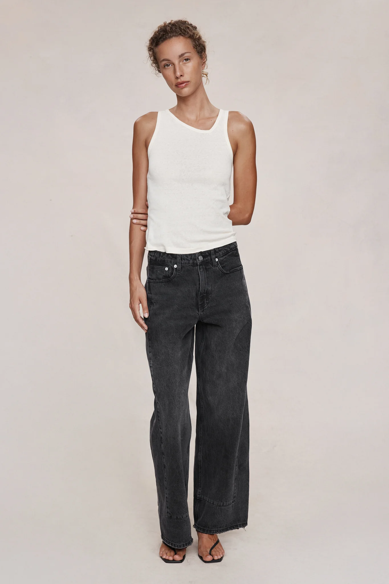 Border Jean - Faded Black - Image 2