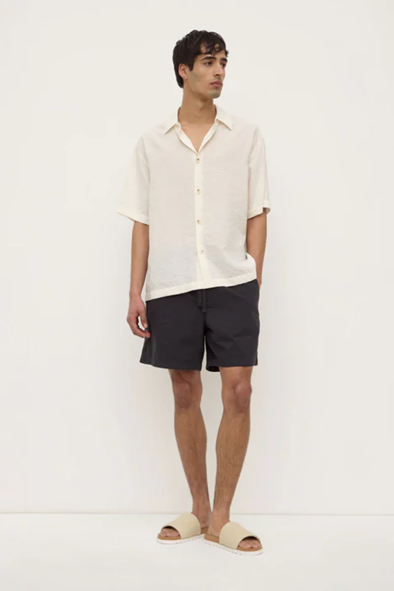 Brook Short Sleeve Shirt - Cream - Image 3
