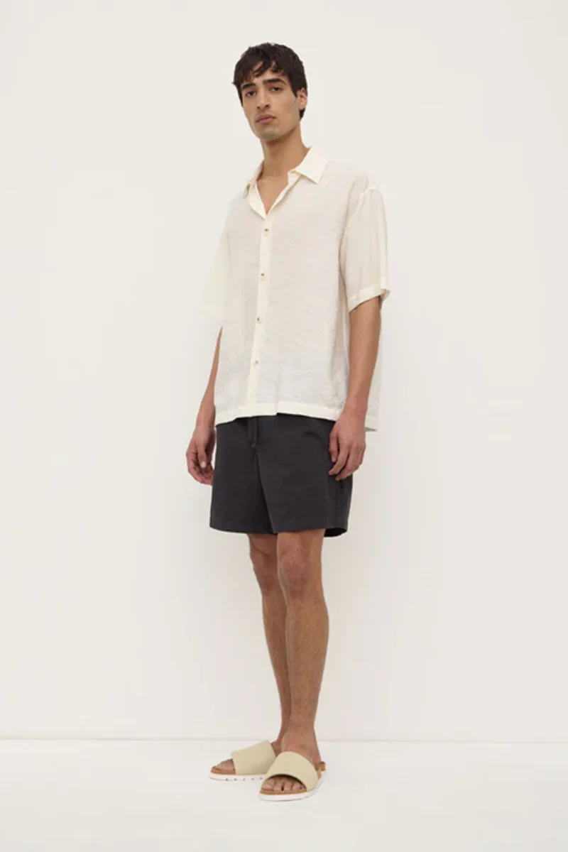 Brook Short Sleeve Shirt - Cream - Image 4