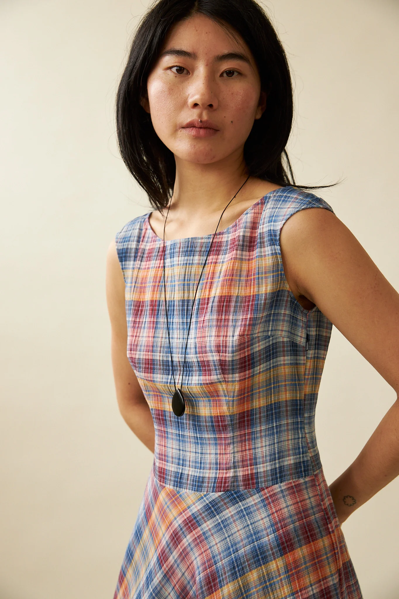 Cleo Dress - Primary Tartan - Image 2