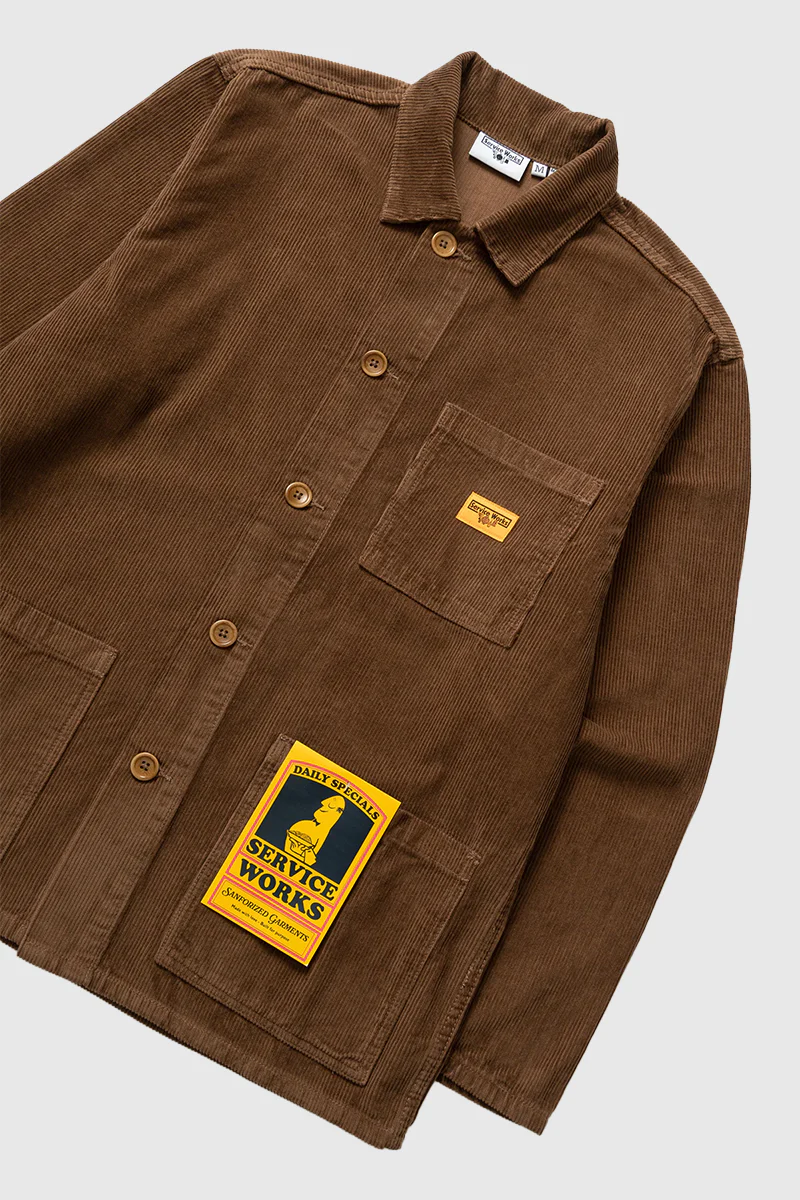 Corduroy Chore Shirt - Bark - Image 2