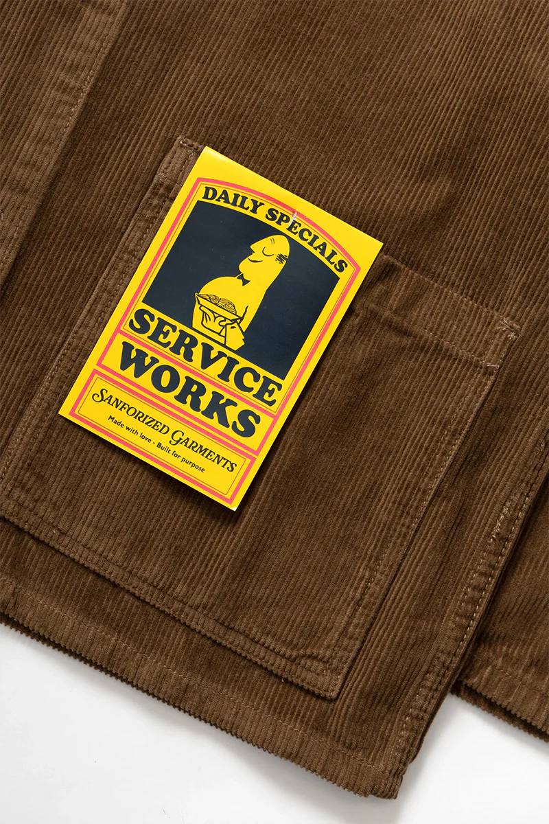 Corduroy Chore Shirt - Bark - Image 3