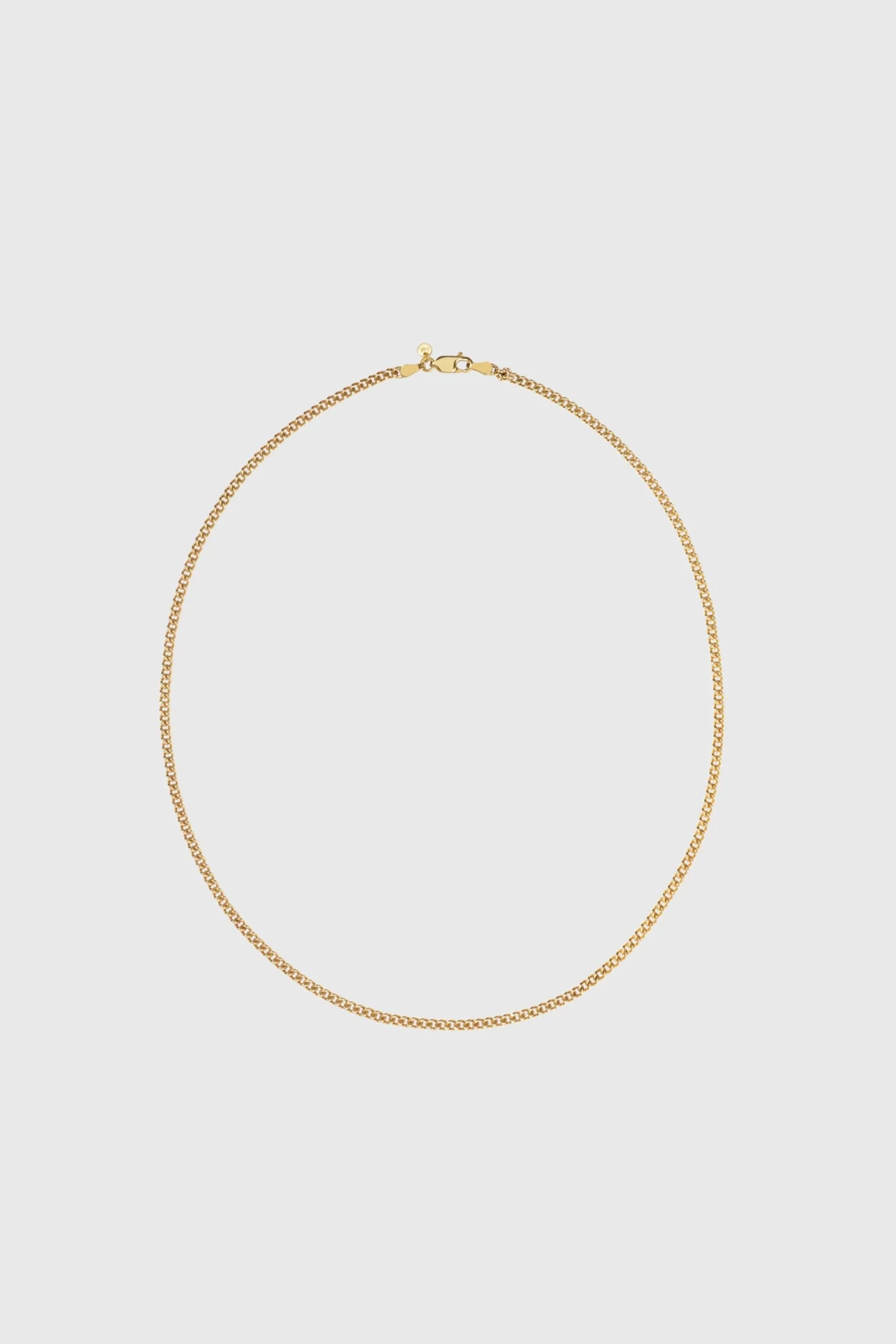 Curb Chain Necklace - Gold Plated