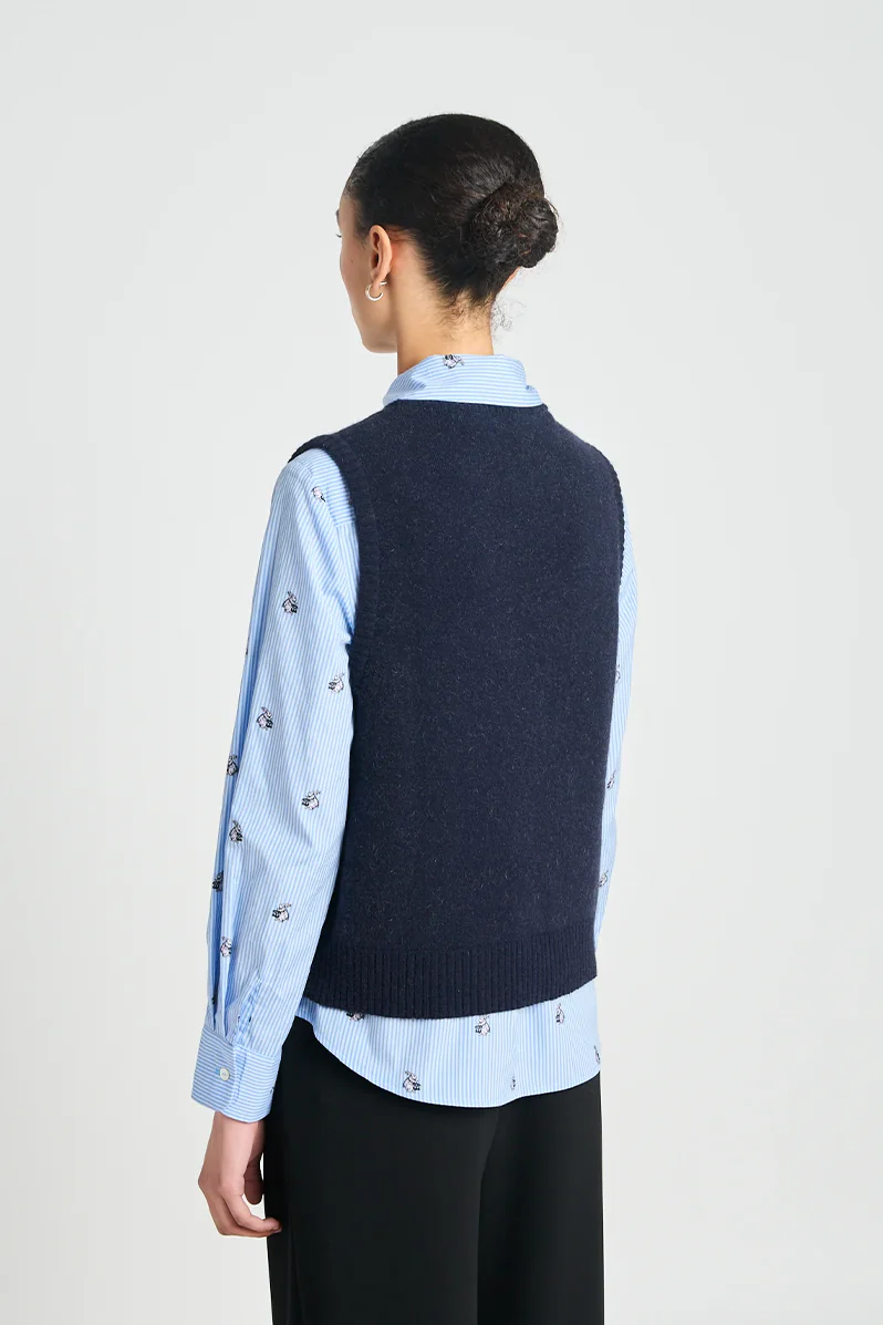 Deep Kick Vest - Navy - Image 5