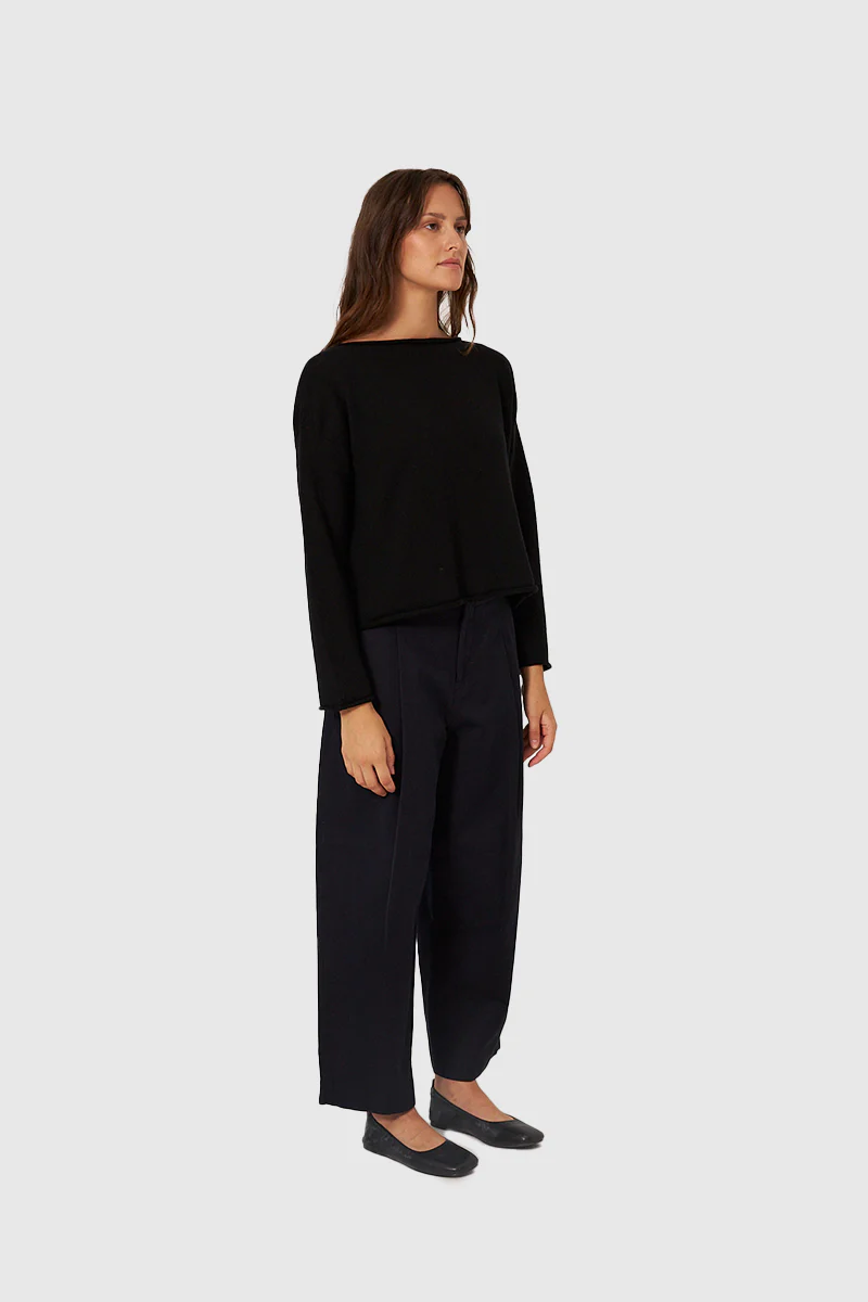 Doll's Reversible Cardigan - Black - Image 7
