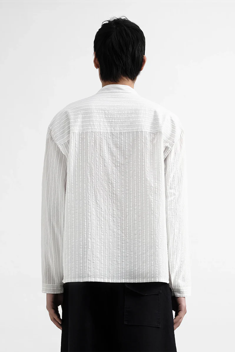 Hawkeye Shirt - Natural Stripe - Image 5