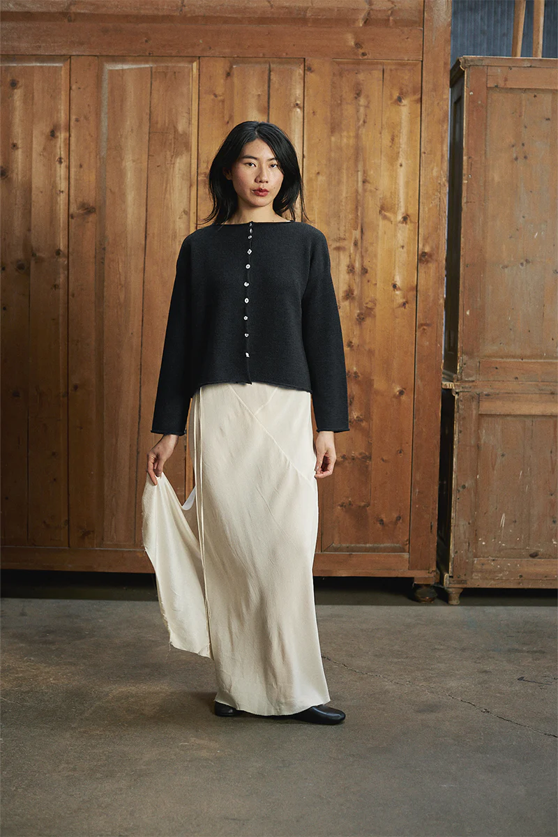 Heirloom Doll's Cardigan - Black - Image 6
