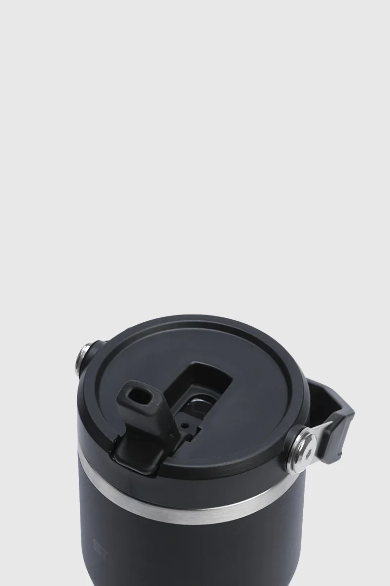 Iceflow Flip Straw Tumbler 591ml / 20oz - Black - Image 3