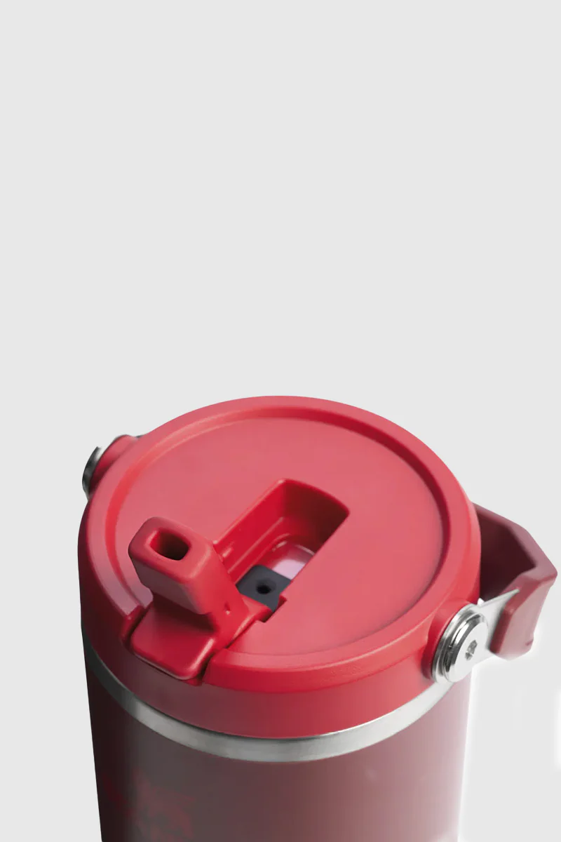 Iceflow Flip Straw Tumbler 885ml/30oz - Cranberry - Image 3