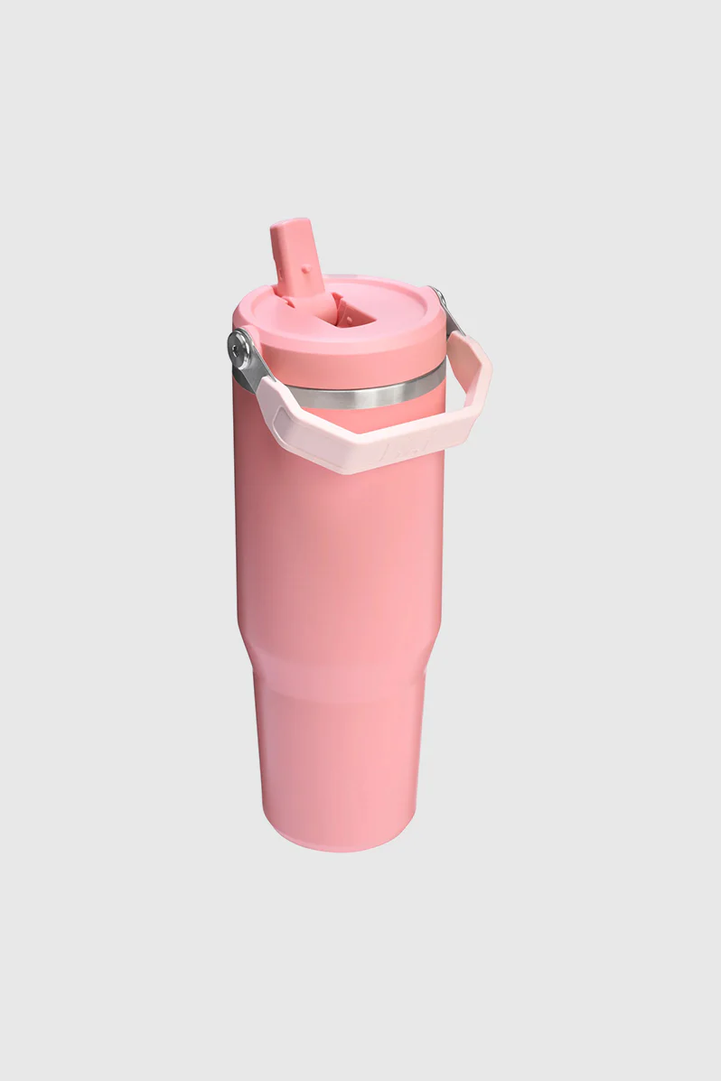 Iceflow Flip Straw Tumbler 885ml/30oz - Pink Mesa - Image 2