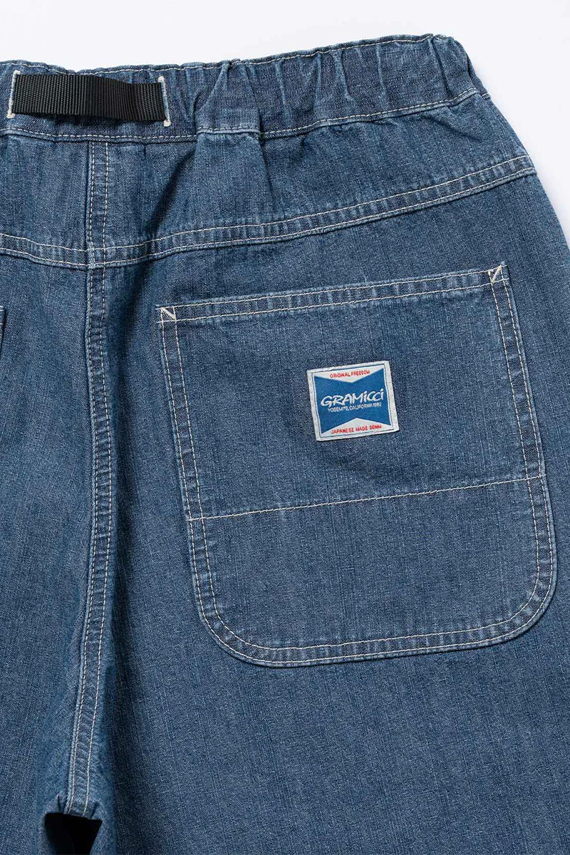 Japanese Chambray Double Knee - Blue - Image 4