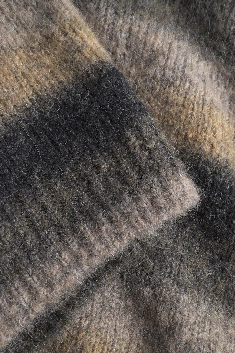 Jonas Gradient Alpaca Sweater - Utility Khaki - Image 5