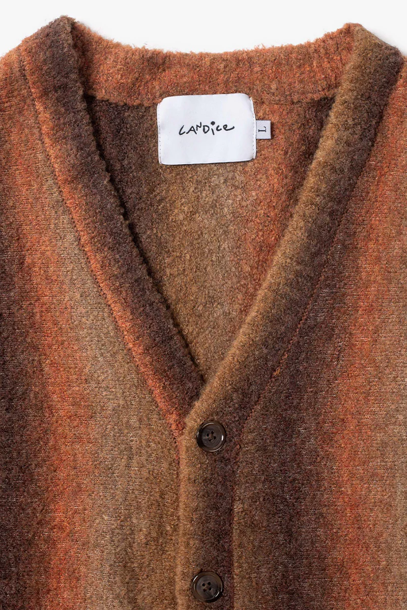 Kirk Knit Cardigan - Brown - Image 2
