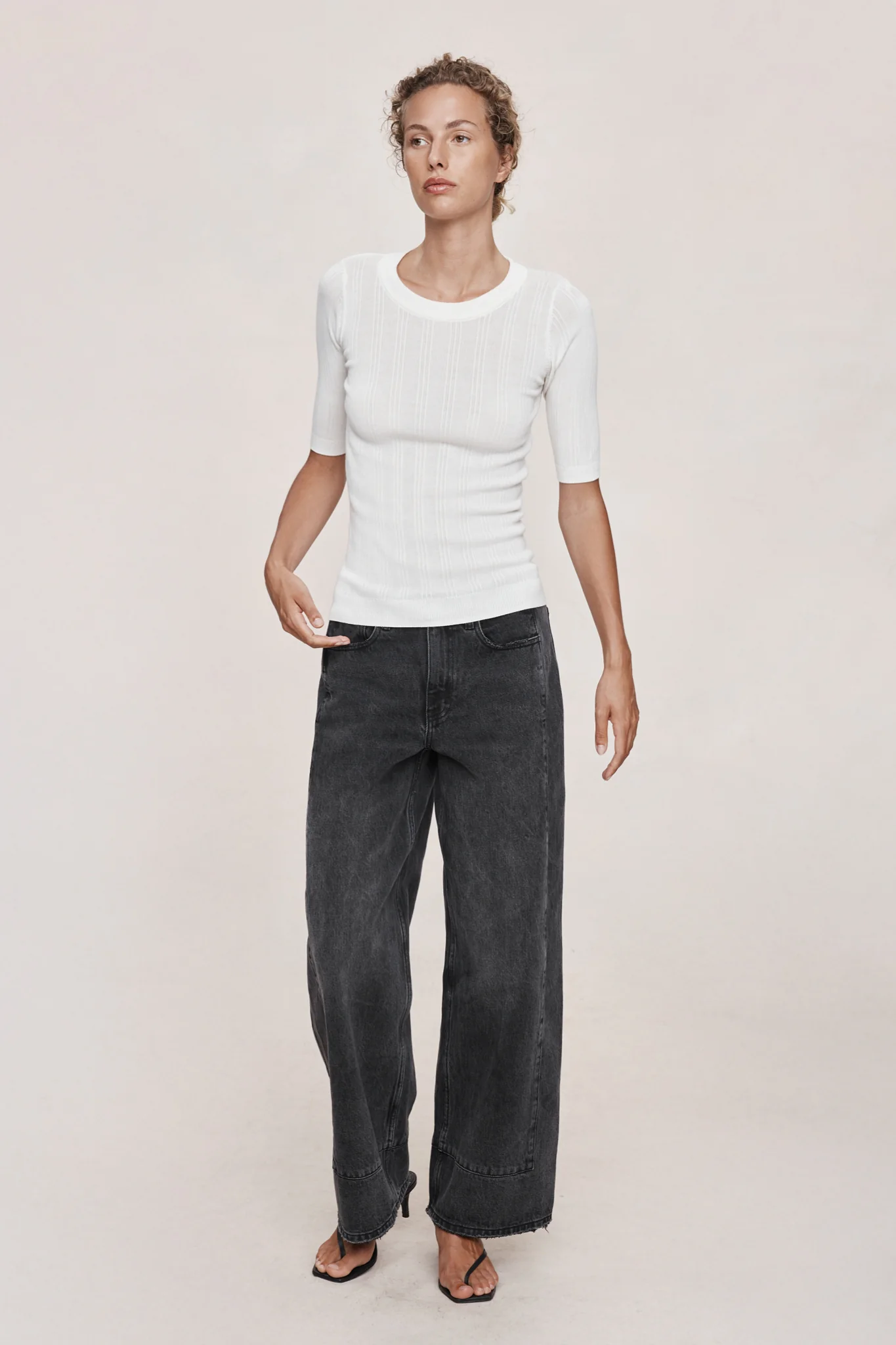 Layla Tee - Ivory - Image 4