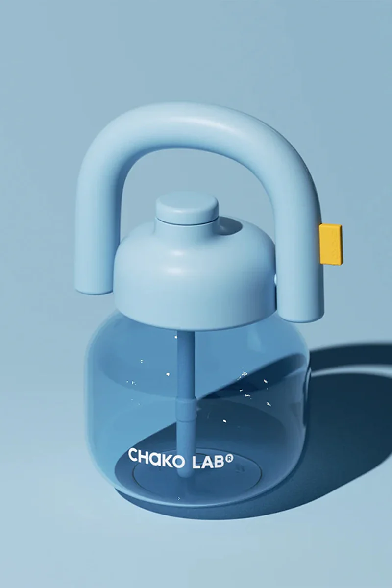 LinLin Kettle Water Bottle Plastic 1.15L - Blue - Image 2