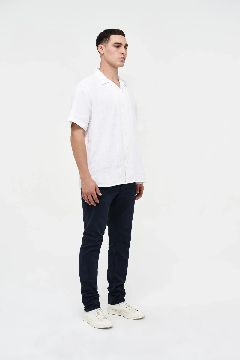 Lou Slim Twill - Navy - Image 3