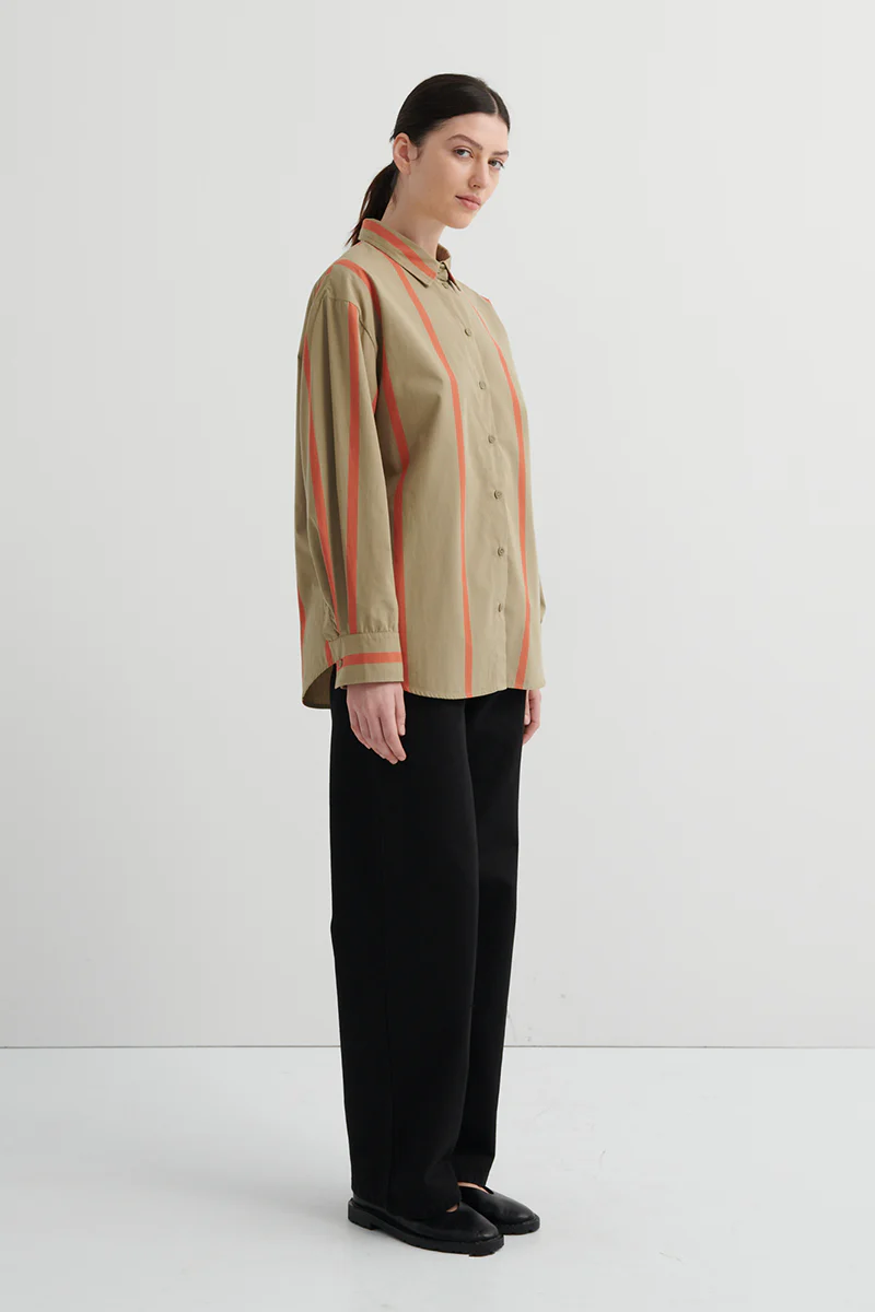 Maker Shirt - Nasturtium Stripe - Image 2