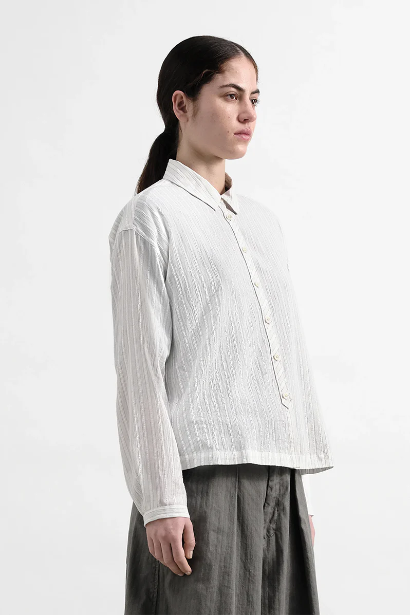 Marianne Shirt - Natural Stripe - Image 5