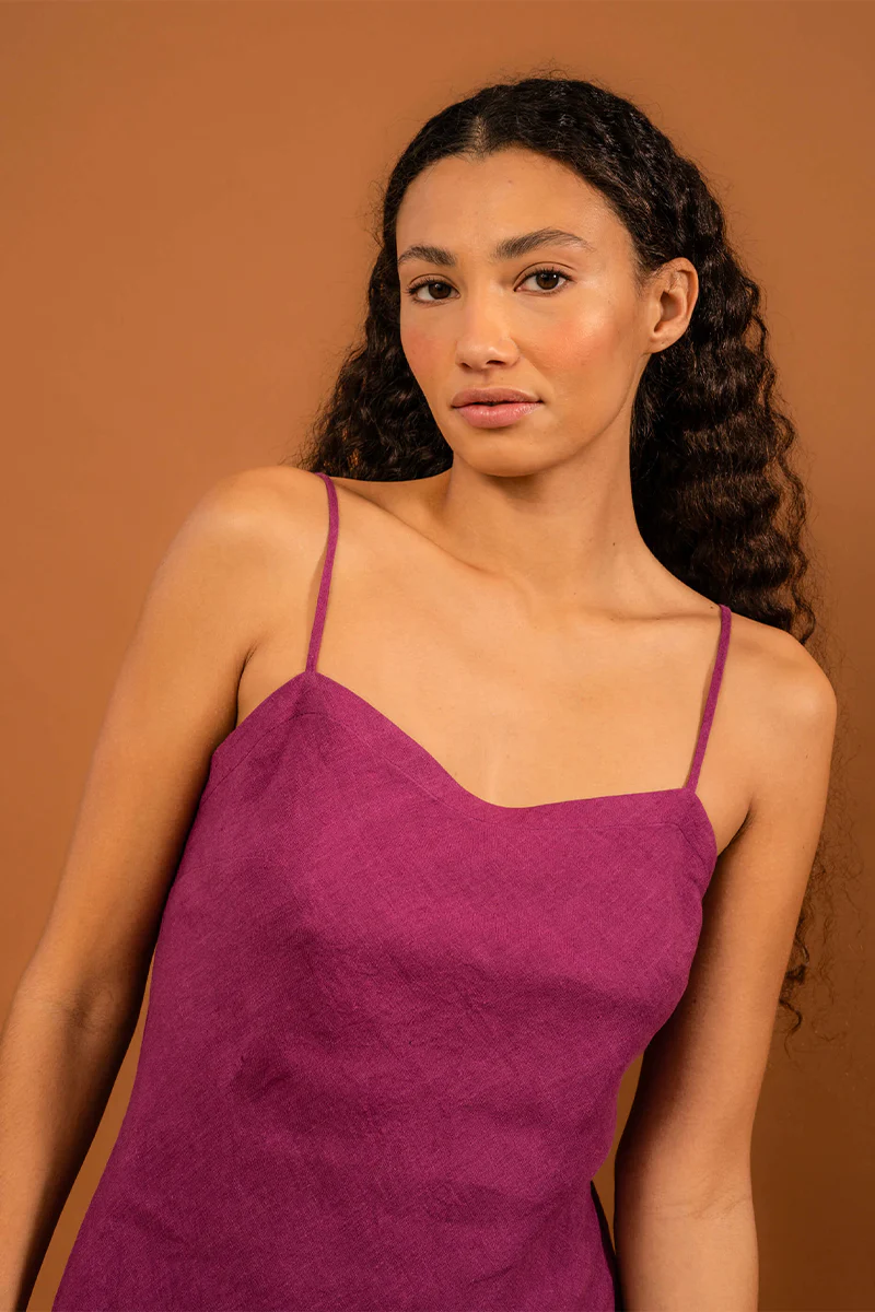 Marla Dress - Magenta - Image 5
