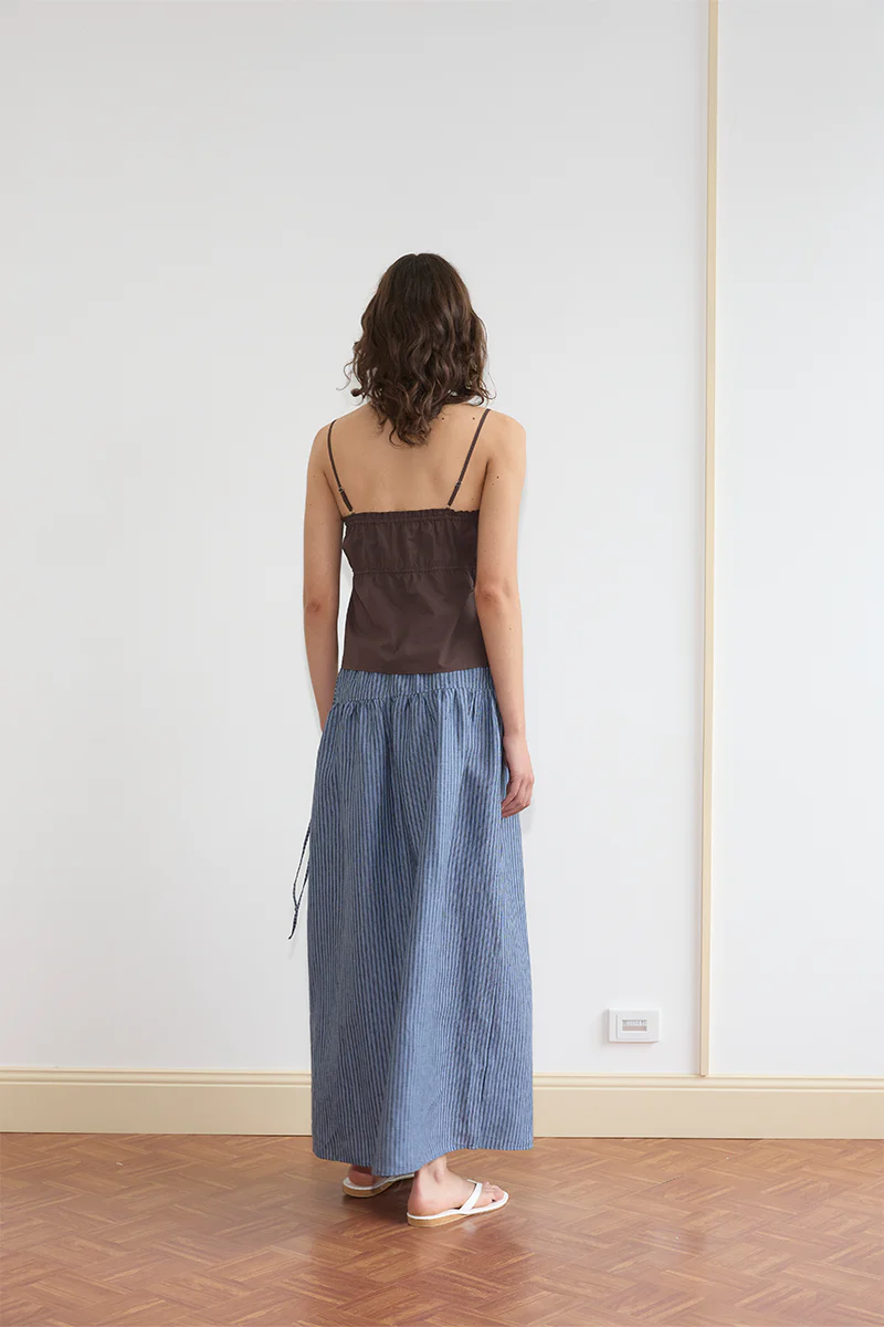 Maxi Skirt - Azure Stripe - Image 4