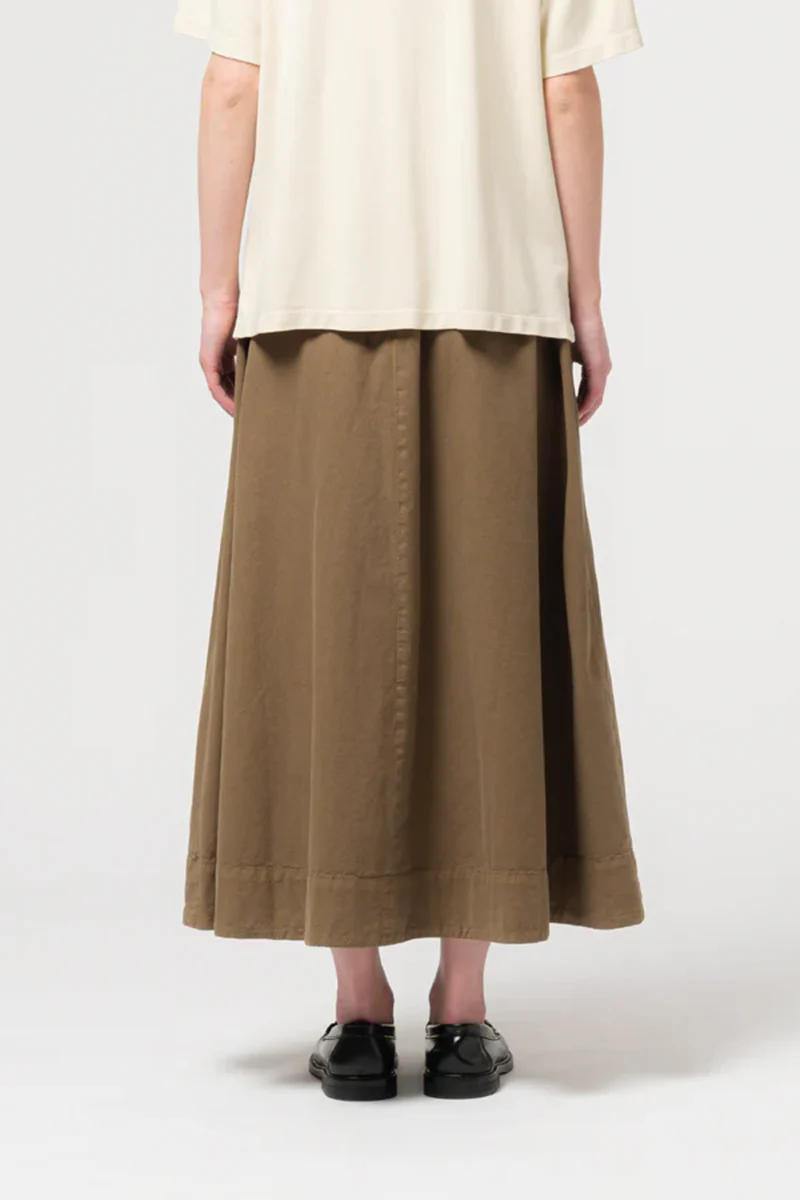 Meadow Skirt - Cotton Linen Canteen Green - Image 5