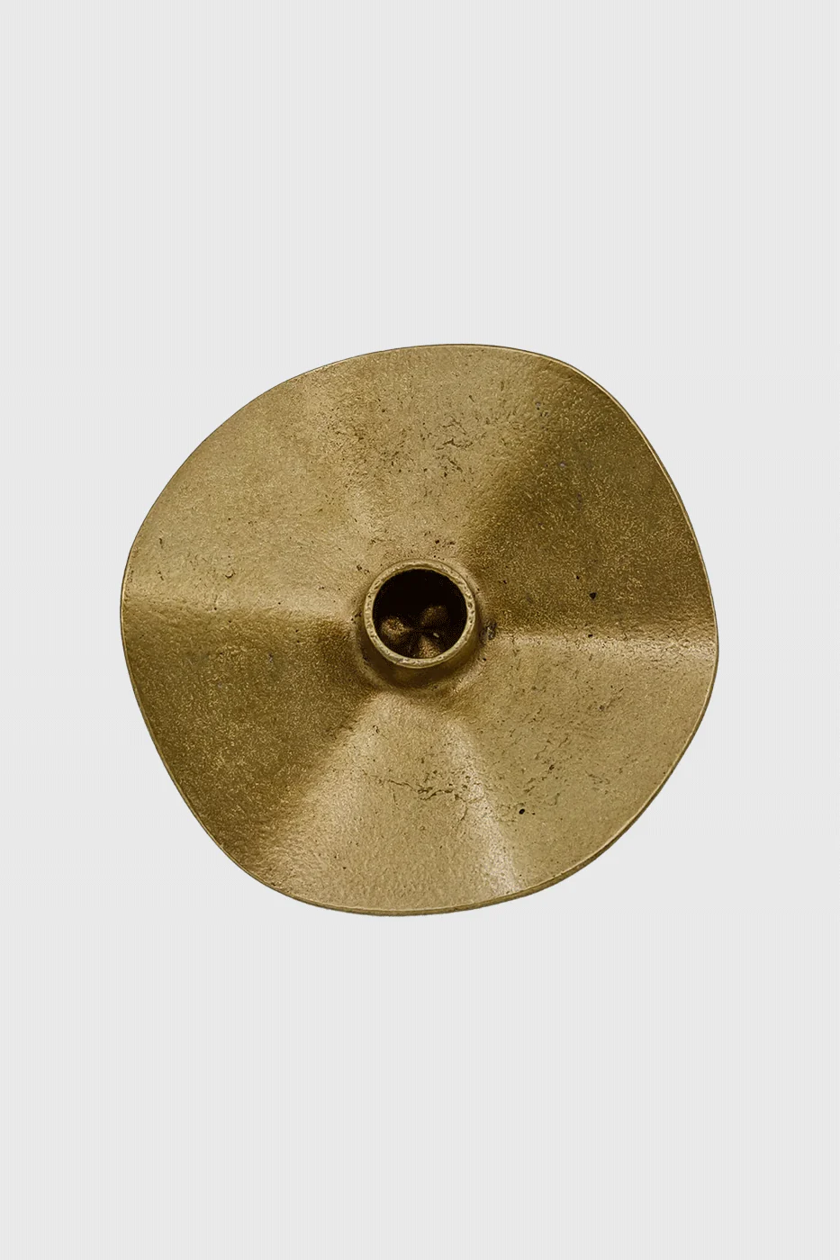 La-De-Da Candle Holder - Brass - Image 2
