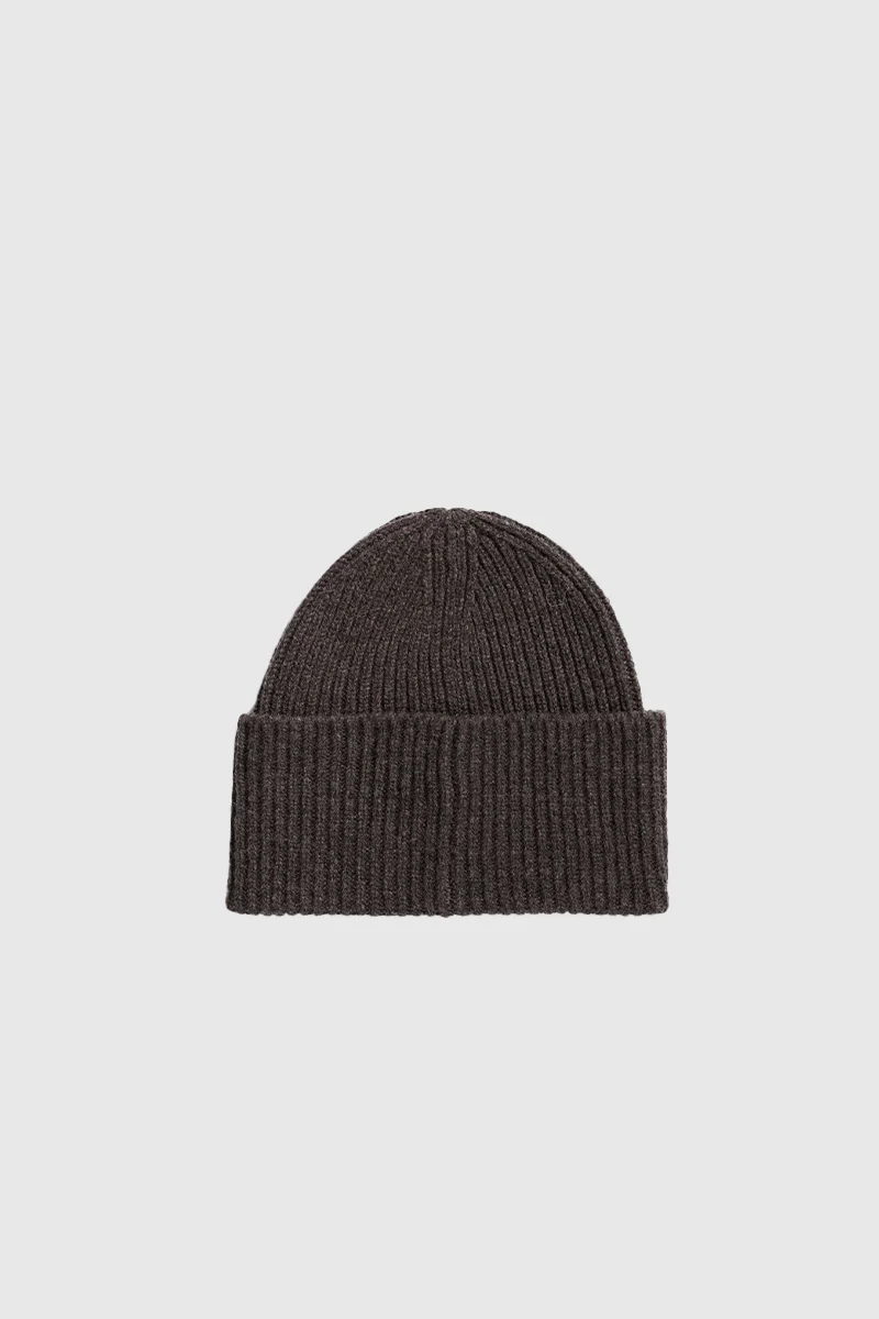 Norse Standard Merino Lambswool Beanie - Heathland Brown - Image 2