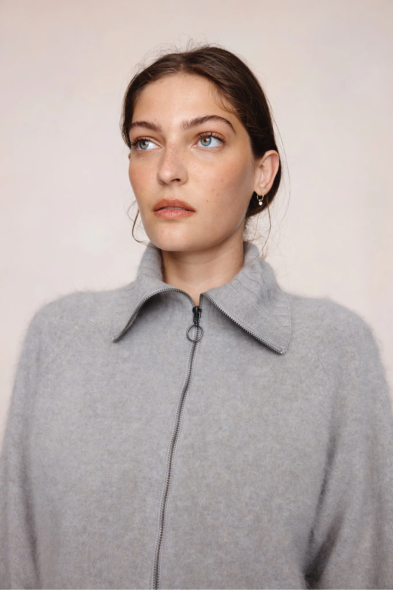 Oscar Zip Up - Fog - Image 2
