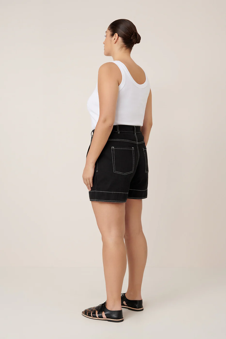 Outline Shorts - Black - Image 8