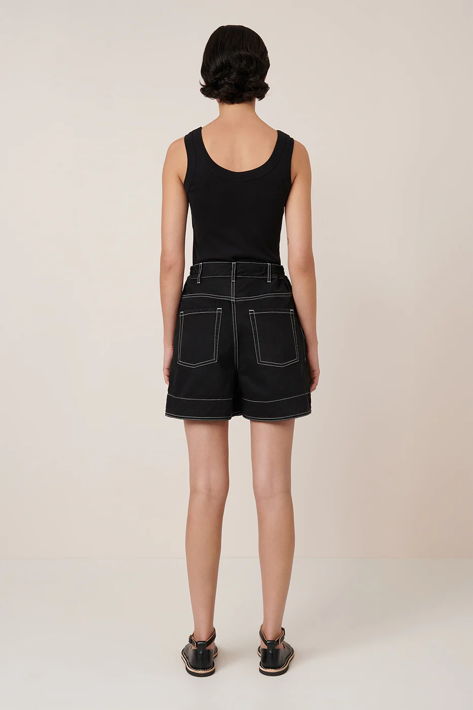 Outline Shorts - Black - Image 9