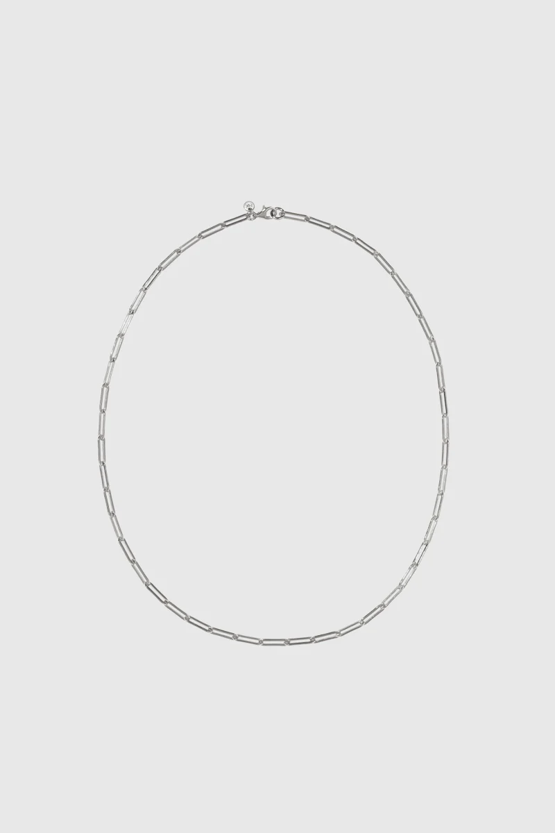 Paperclip Light Necklace - Sterling Silver - Image 2