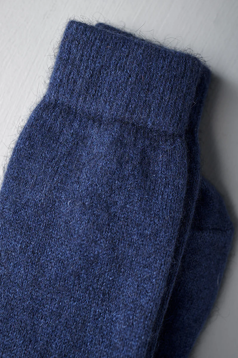 Possum Merino Socks - Cobalt Blue - Image 3