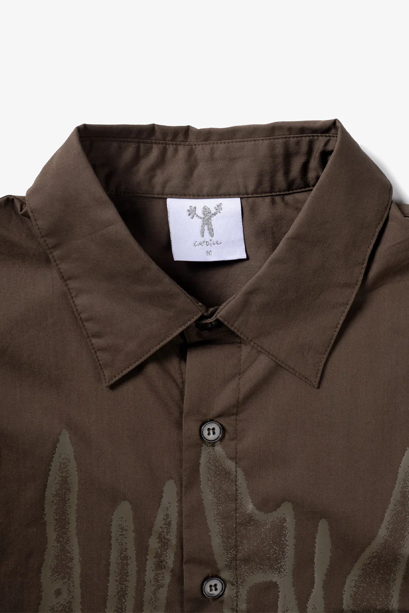 Razor SS Shirt - Brown - Image 3