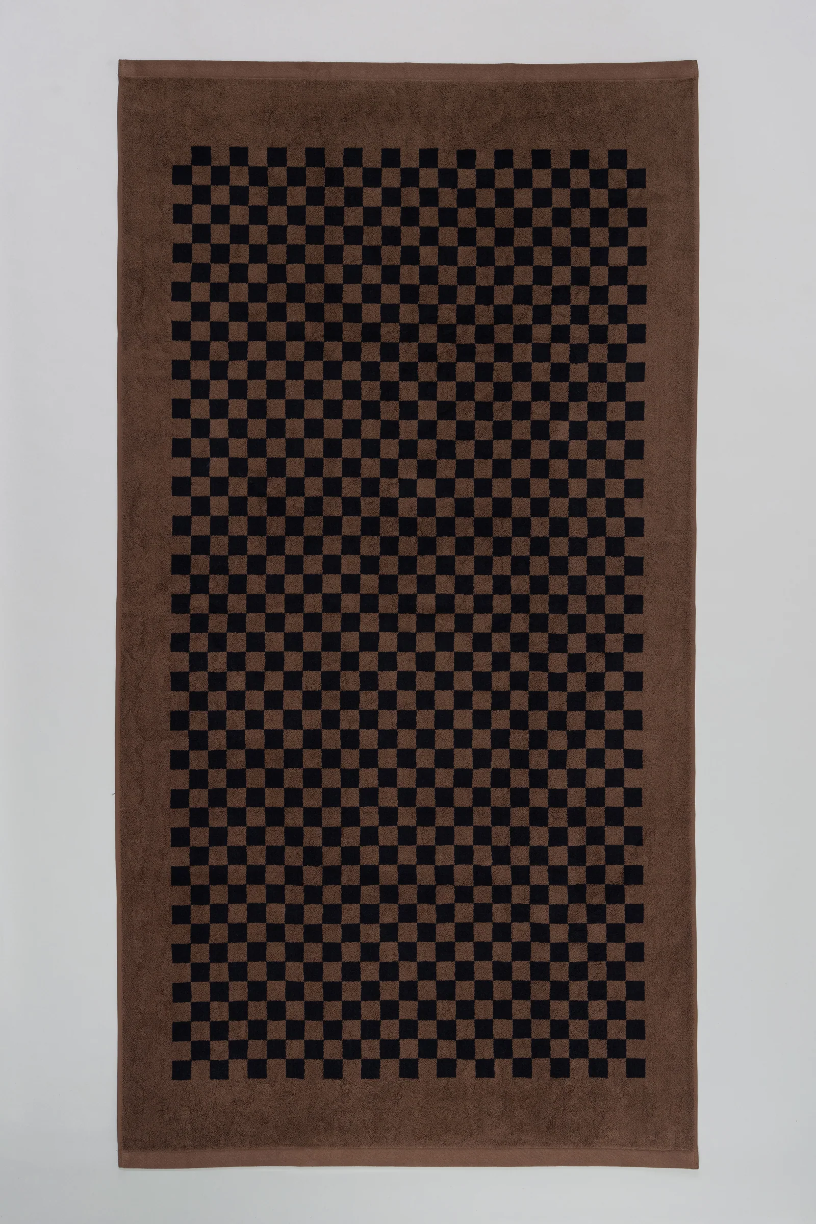 Roman Pool Towel - Tabac / Noir - Image 4