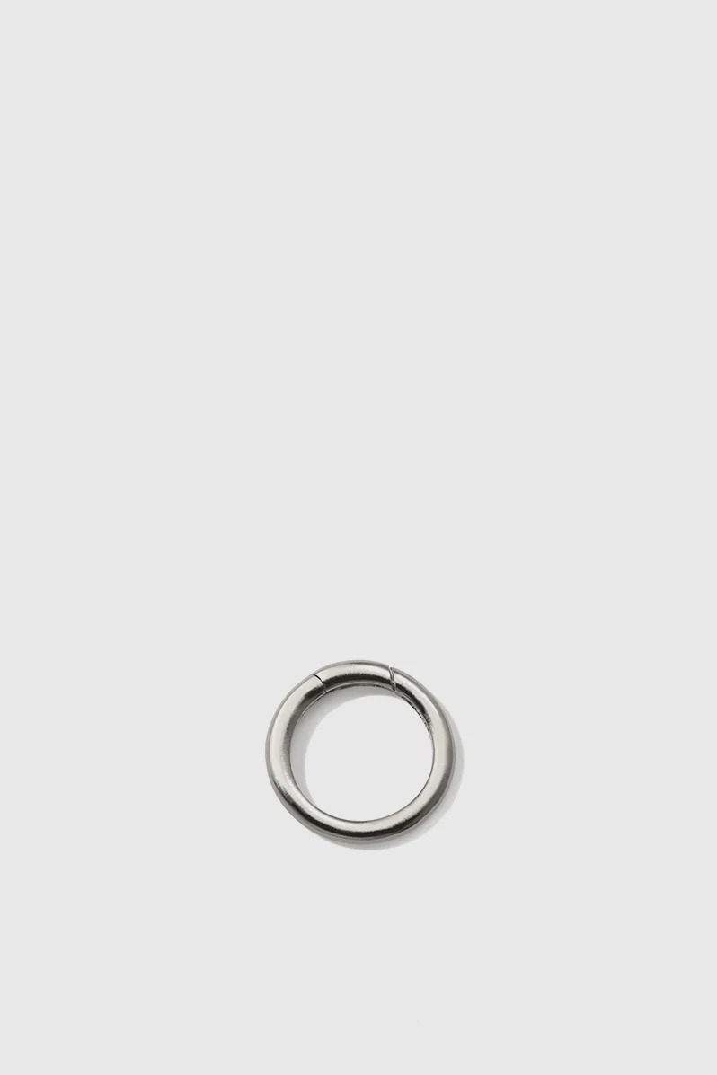Round Carabiner Clasp - Sterling Silver