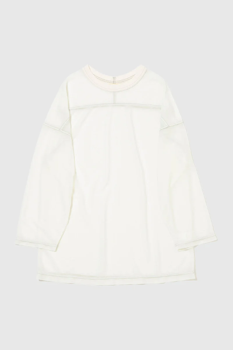 Sheer Football L/S - Off White