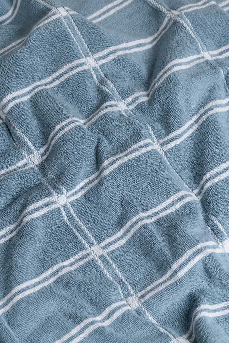 Sorn Bath Towel - Celeste / Chalk - Image 3