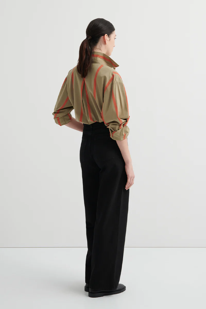 Straight Leg Jeans - Black Denim - Image 5