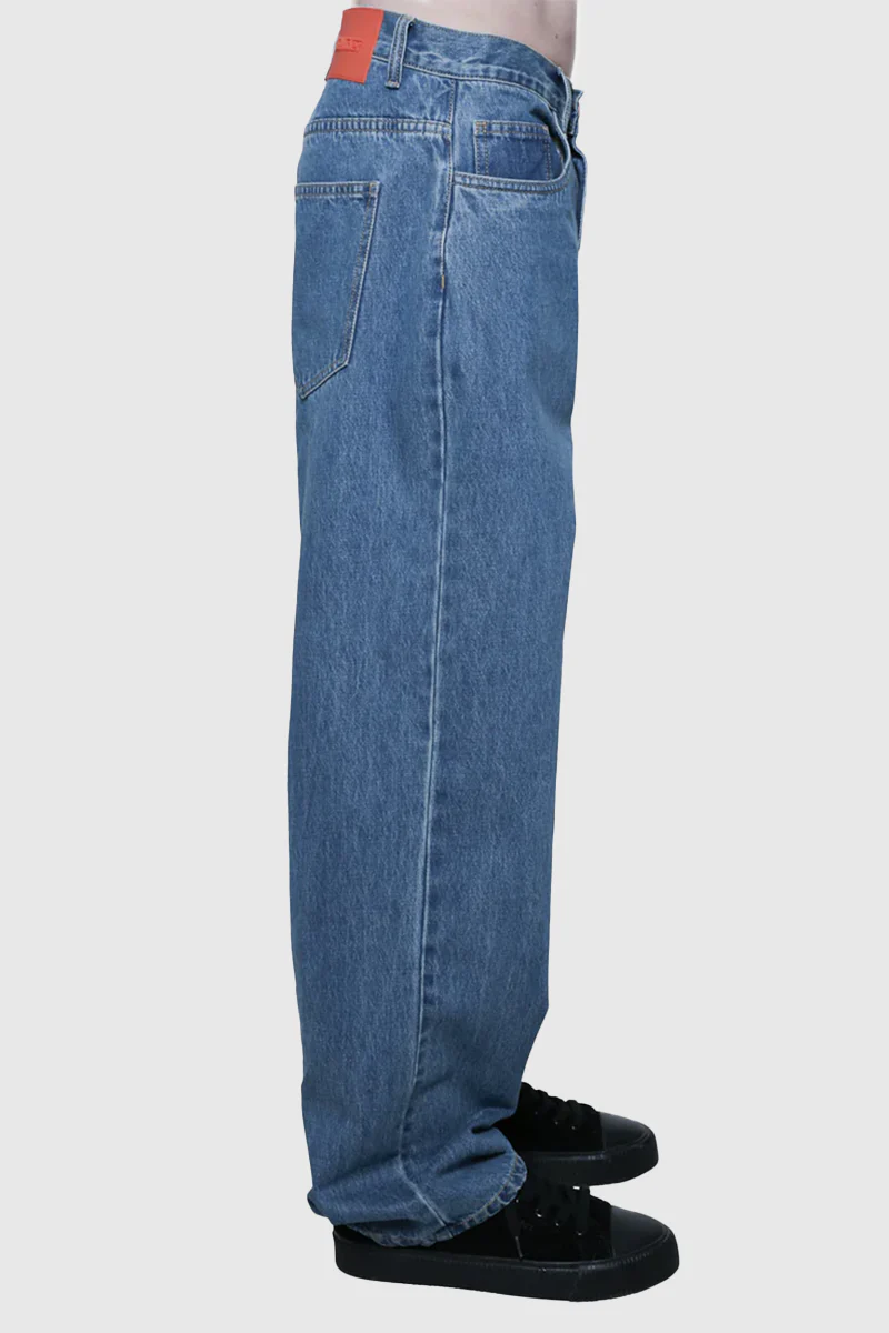 Super Loose - Medium Blue Denim - Image 10
