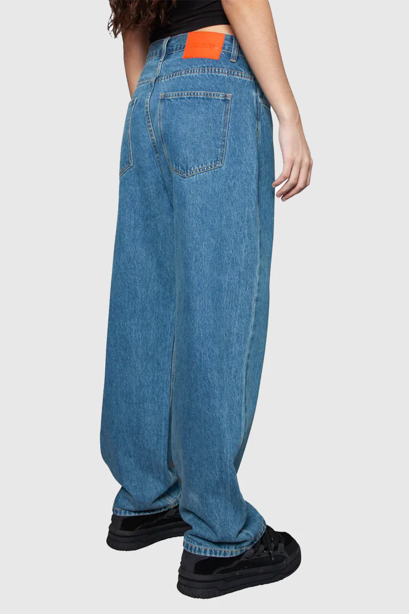 Super Loose - Medium Blue Denim - Image 7