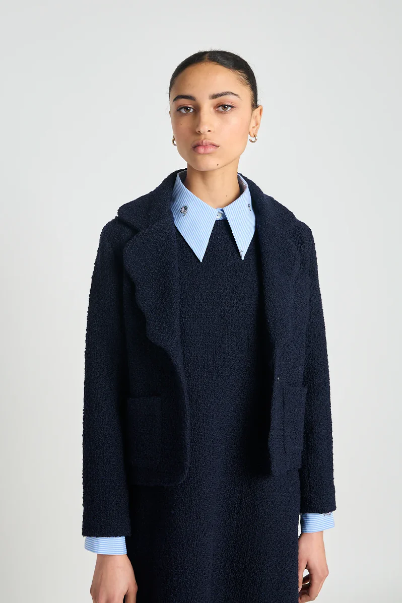 Theory Blazer - Navy - Image 5