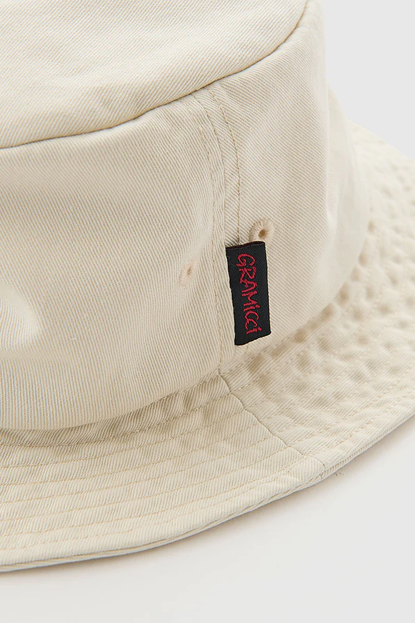 Twill Packable Bucket - Greige - Image 5
