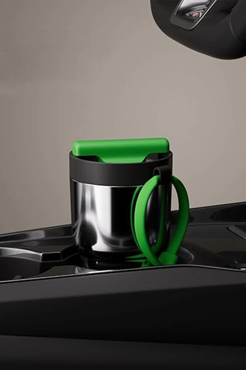 Twist Tumbler 530ml - Black / Green - Image 2