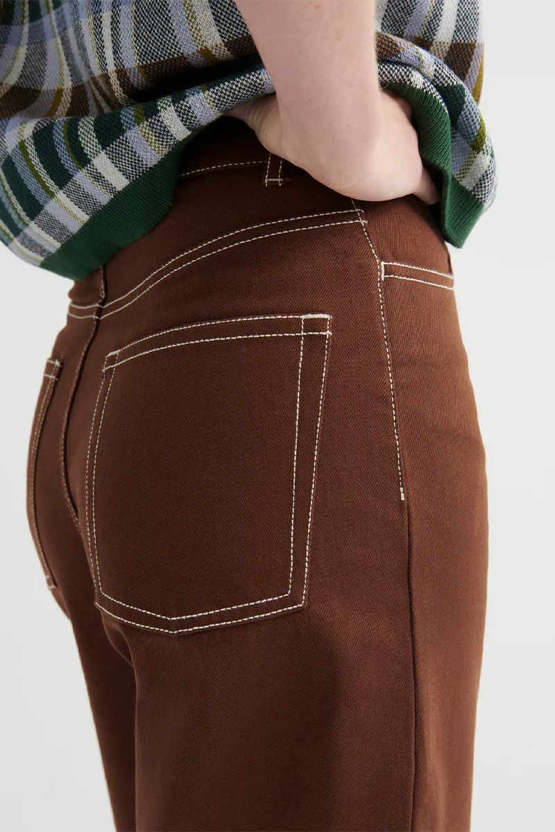 Unity Jeans - Brown Denim - Image 3