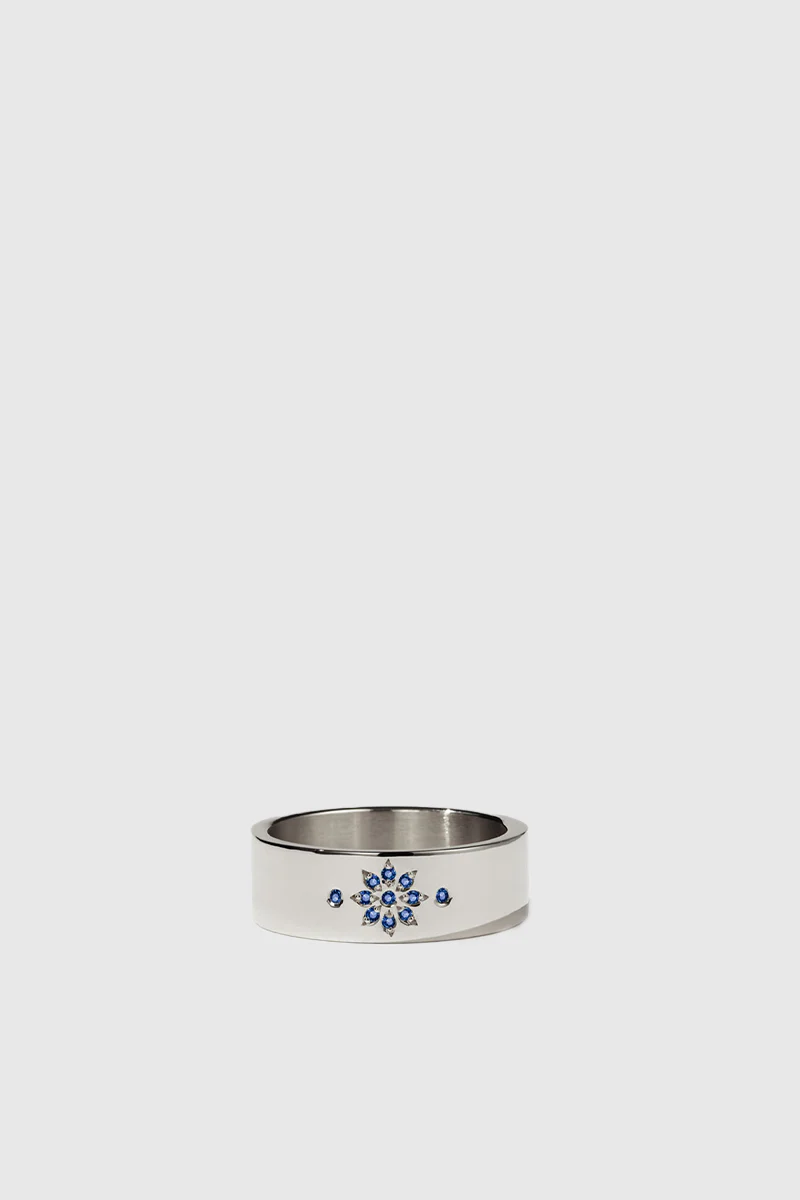Violet Ring - Sterling Silver / Blue Sapphire